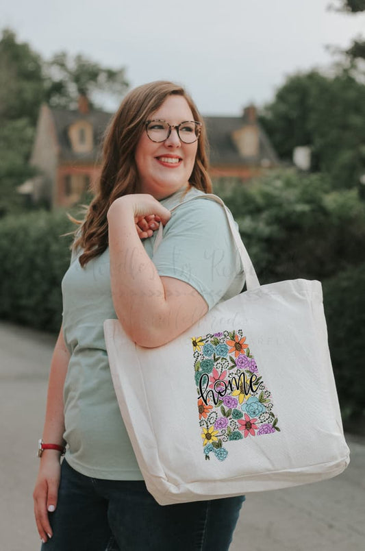 Alabama Floral Tote - Tote