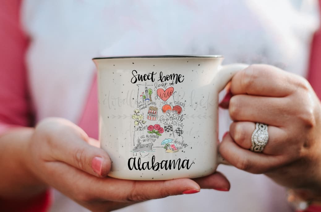 Alabama Map Mug
