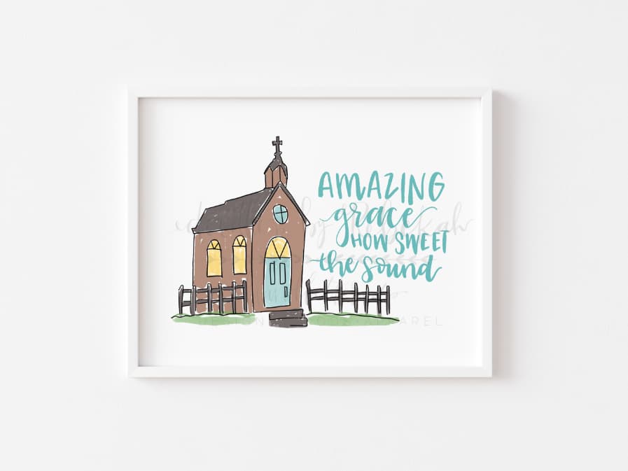 Amazing Grace 8x10 Print - Print