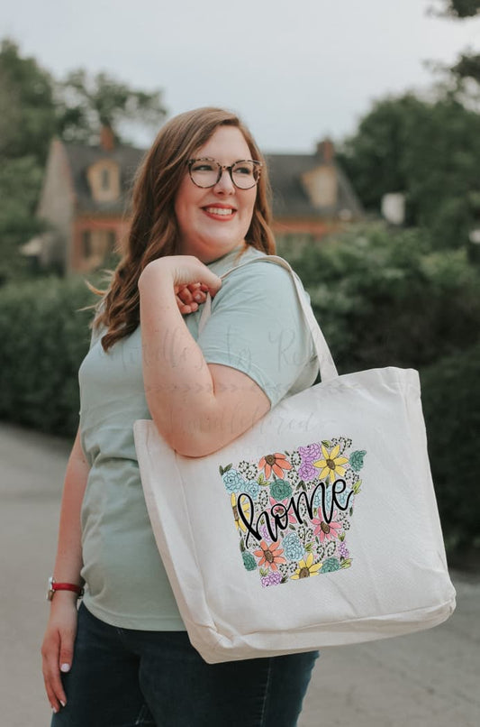 Arkansas Floral Home Tote - Tote