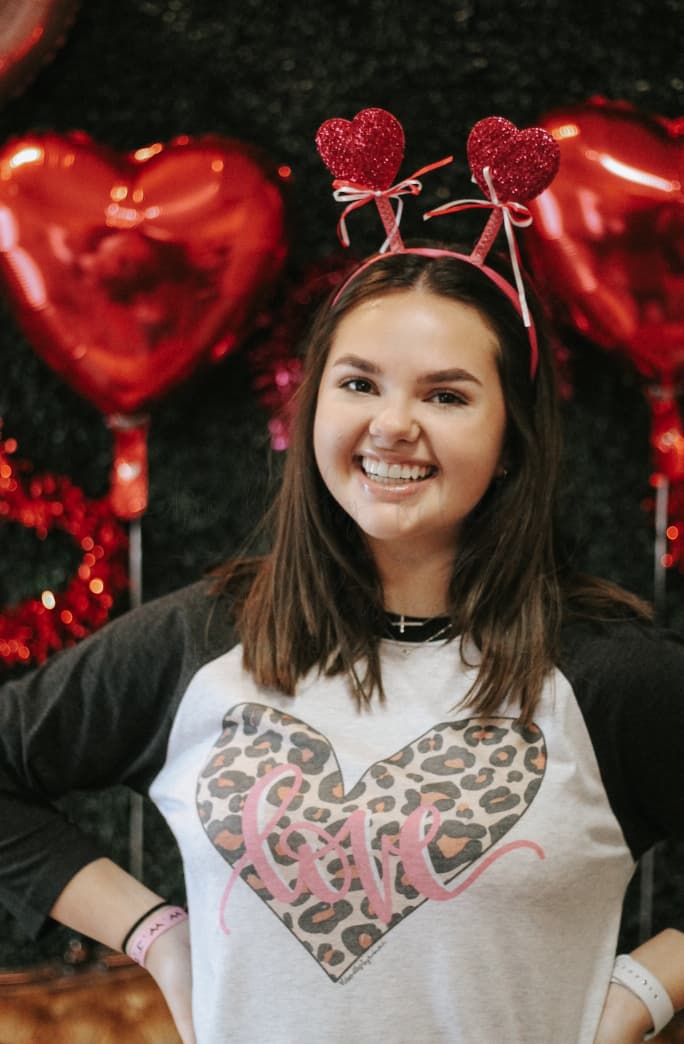 Leopard Print Heart - Tees