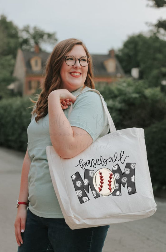 Baseball Mom Tote - Tote