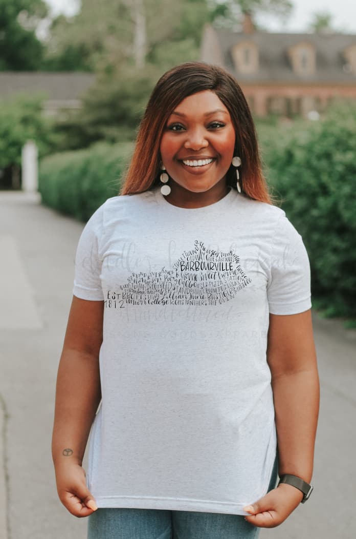 Barbourville KY Word Art Shirt - Tees