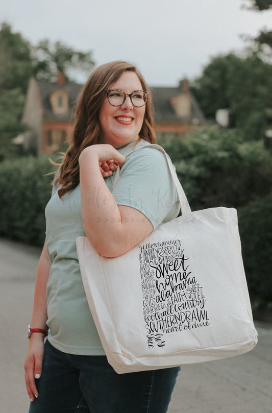 Alabama Word Art Tote - Tote