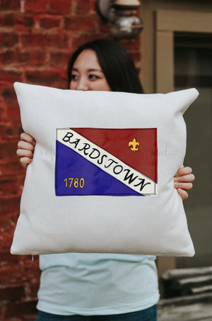 Bardstown Flag Square Pillow - Pillow