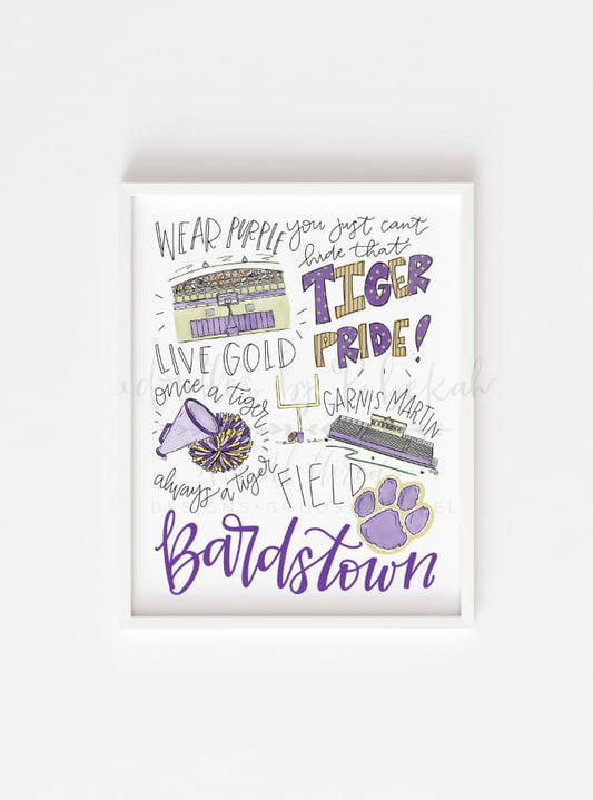 Bardstown High School Pride 8x10 Print - Print