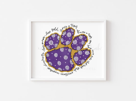 Bardstown Tiger’s Paw 8x10 Print - Print