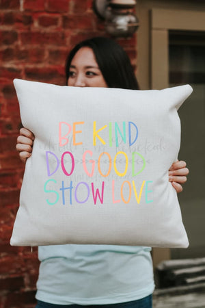 Be Kind Square Pillow - Pillow