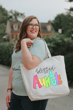 Blessed Auntie Tote - Tote