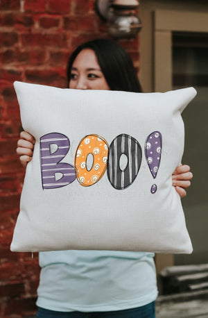 BOO! Square Pillow - Pillow
