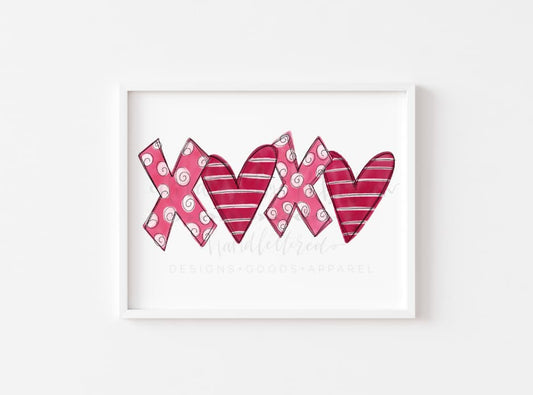 XOXO 8x10 Print - Print