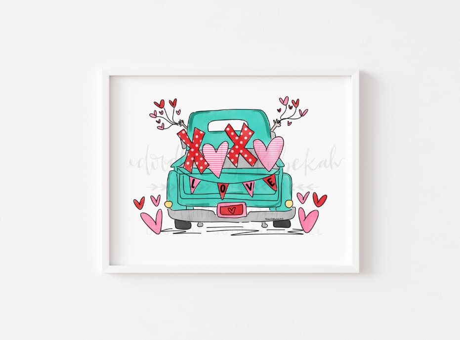 LOVE Truck 8x10 Print - Print