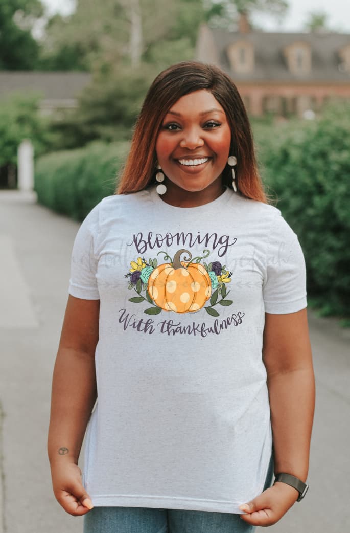 Blooming with Thankfulness - Tees
