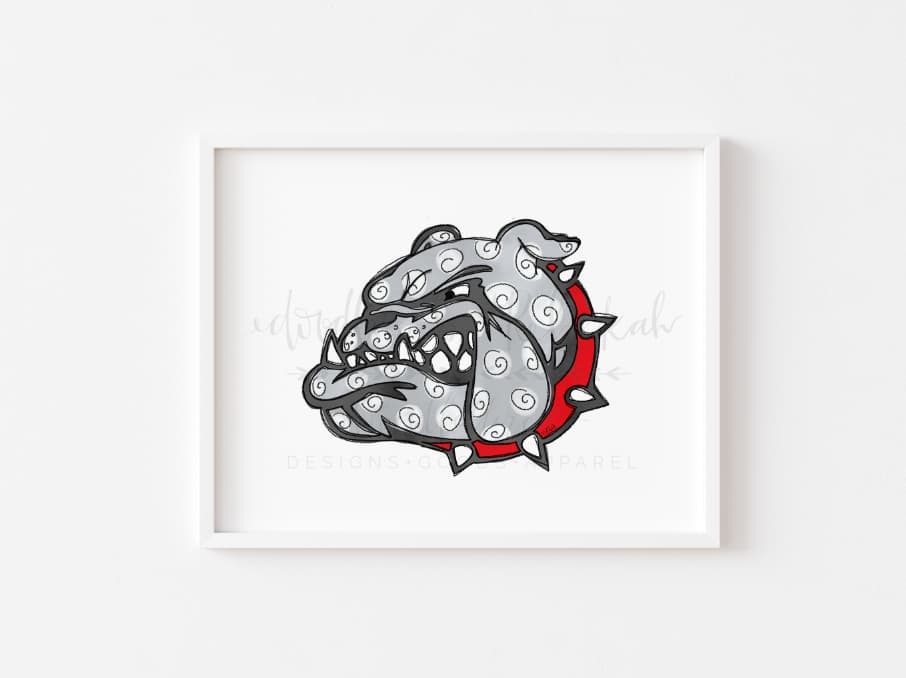 Bulldog 8x10 Print - Print