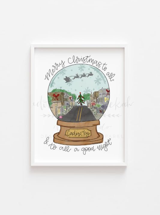 Cadiz Snow Globe 8x10 Print - Print