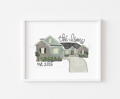 Custom House Drawing Bundle