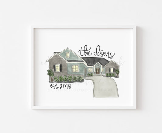 Custom House Drawing Bundle