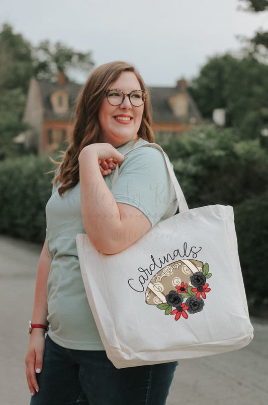 Cardinal Football Tote - Tote