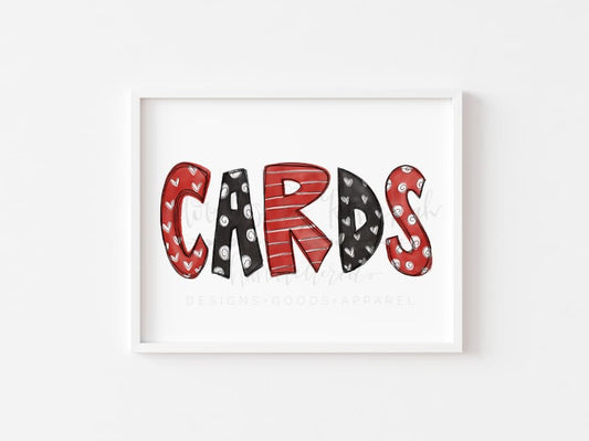 CARDS 8x10 Print - Print