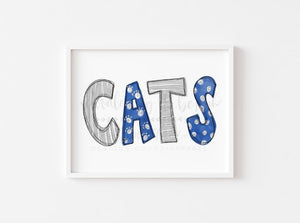 CATS 8x10 Print - Print