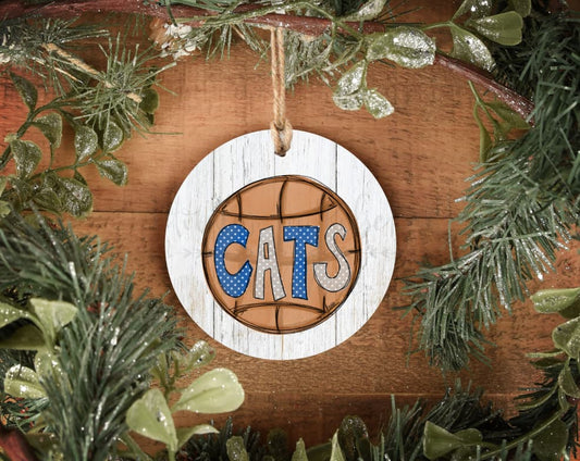 CATS Basketball Ornament - Ornaments