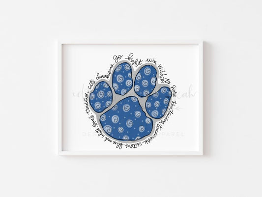 CATS Paw 8x10 Print - Print