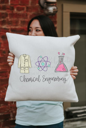 Chemical Engineering Square Pillow - Pillow