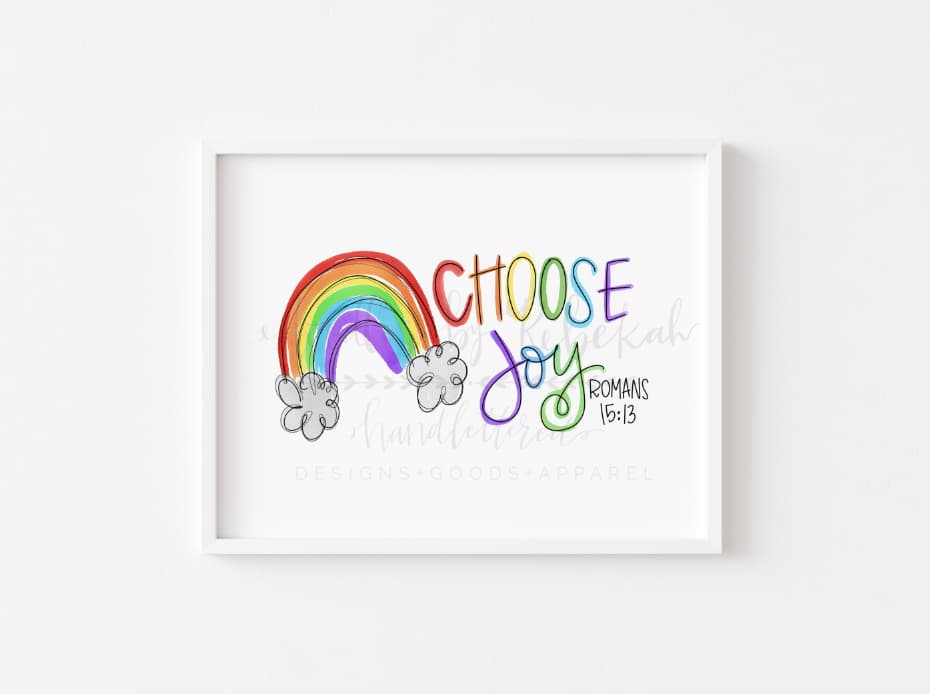 Choose Joy 8x10 Print - Print