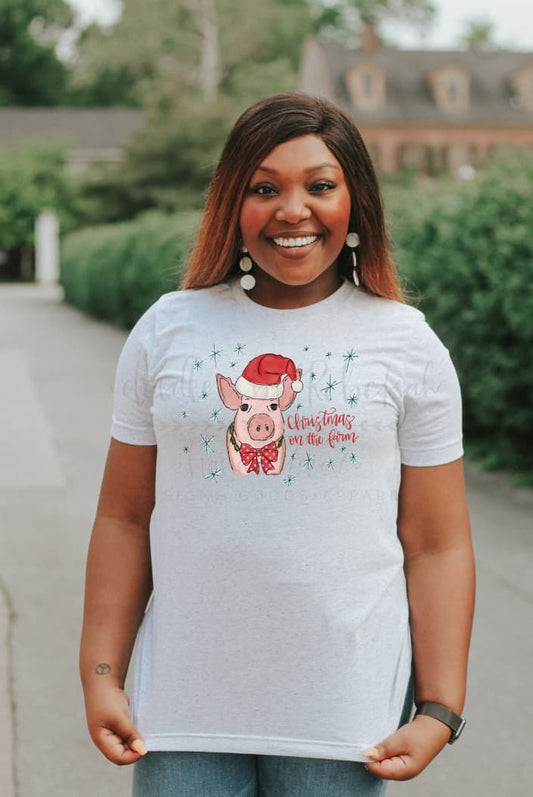 Christmas On The Farm Shirt - Tees