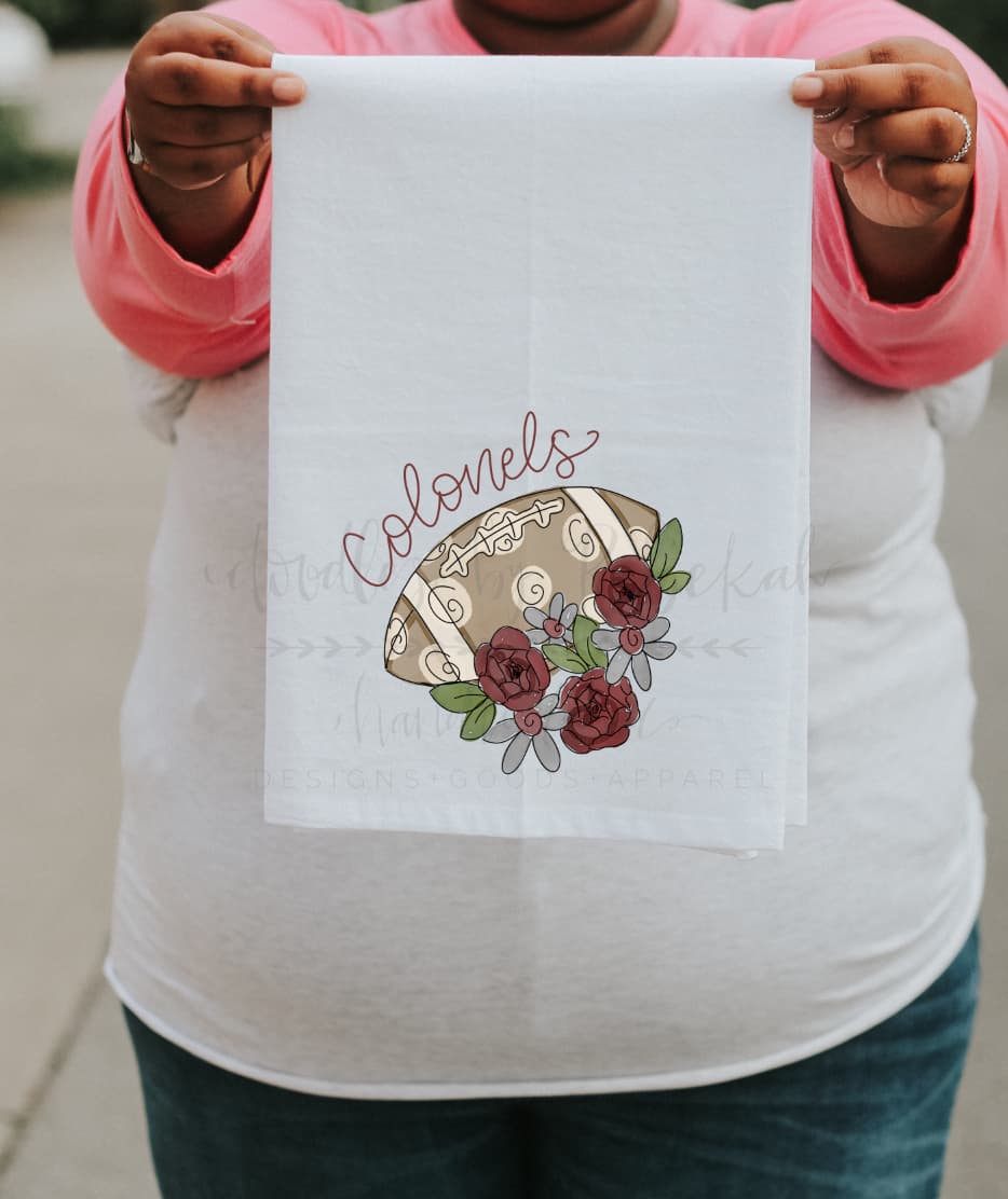 Colonels Football Tea Towel - Tea Towels