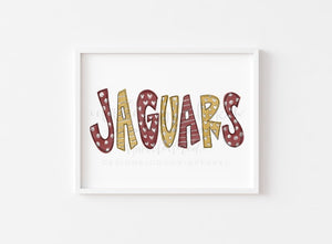 Jaguars 8x10 Print - Print