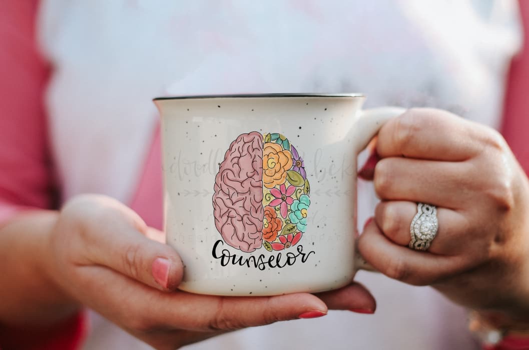 Counselor-Brain Mug - Coffee Mug