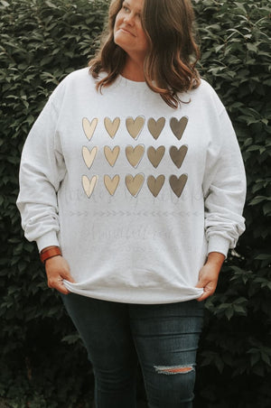 Ombre Hearts - Tees