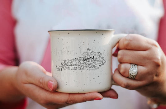 Danville KY Word Art Mug - Coffee Mug