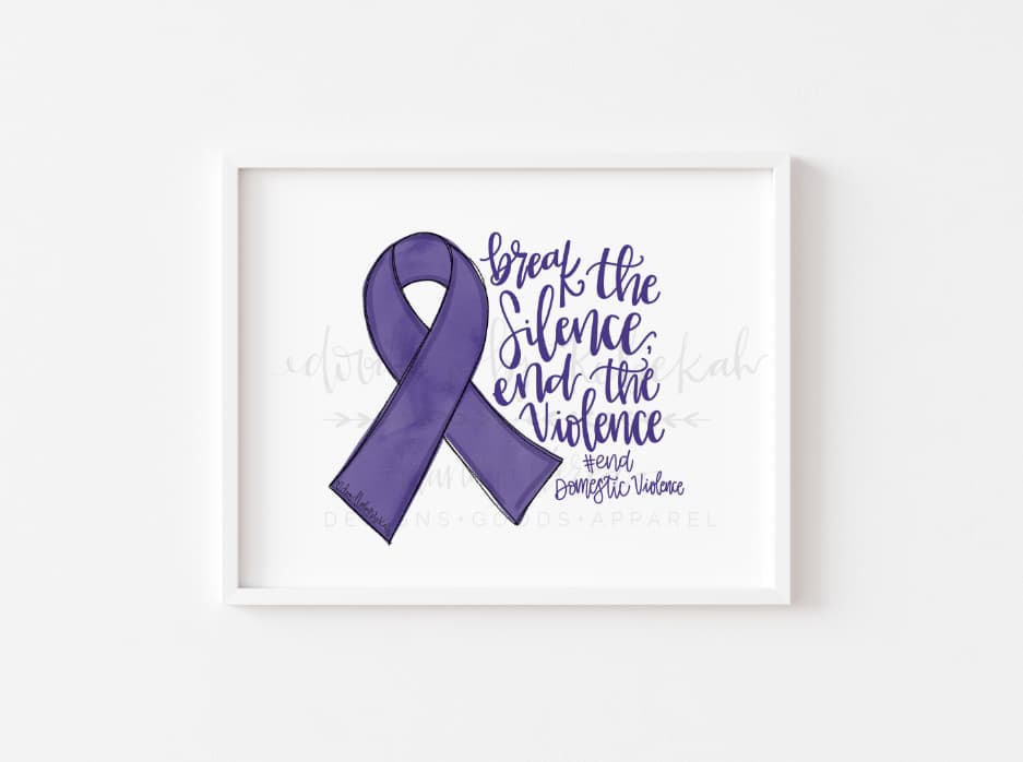 Domestic Violence Advocate 8x10 Print - Print