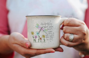 Dragonflies Appear From Heaven Above Mug - Coffee