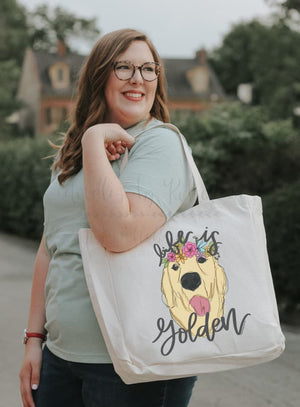 Life is Golden Tote - Totes