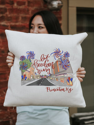Let Freedom Ring - Princeton KY Square Pillow - Pillow