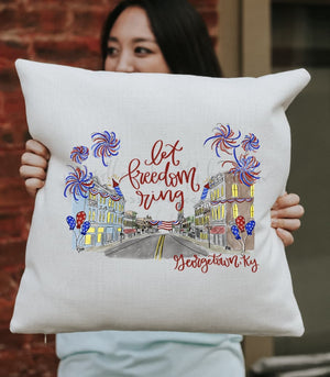 Let Freedom Ring - Georgetown KY Square Pillow - Pillow