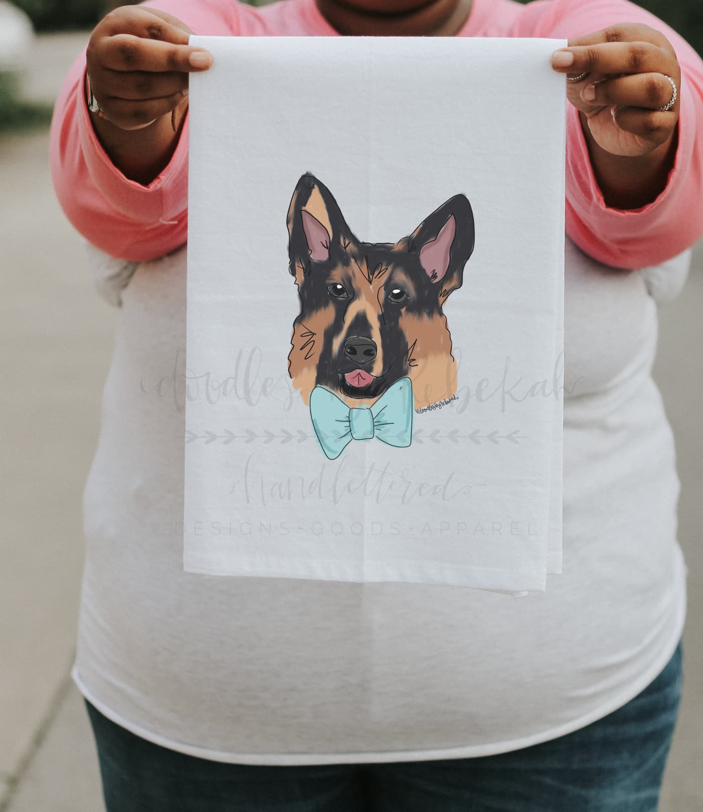 German Shepherd Tea Towel - Tea Towels