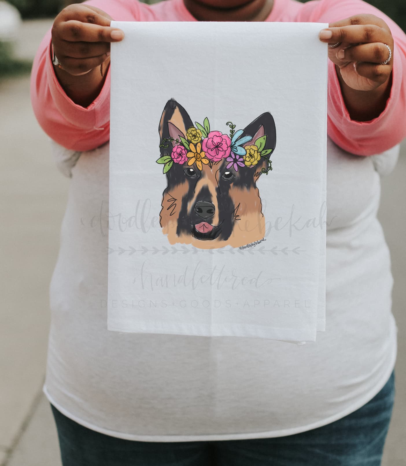 German Shepherd Tea Towel - Tea Towels