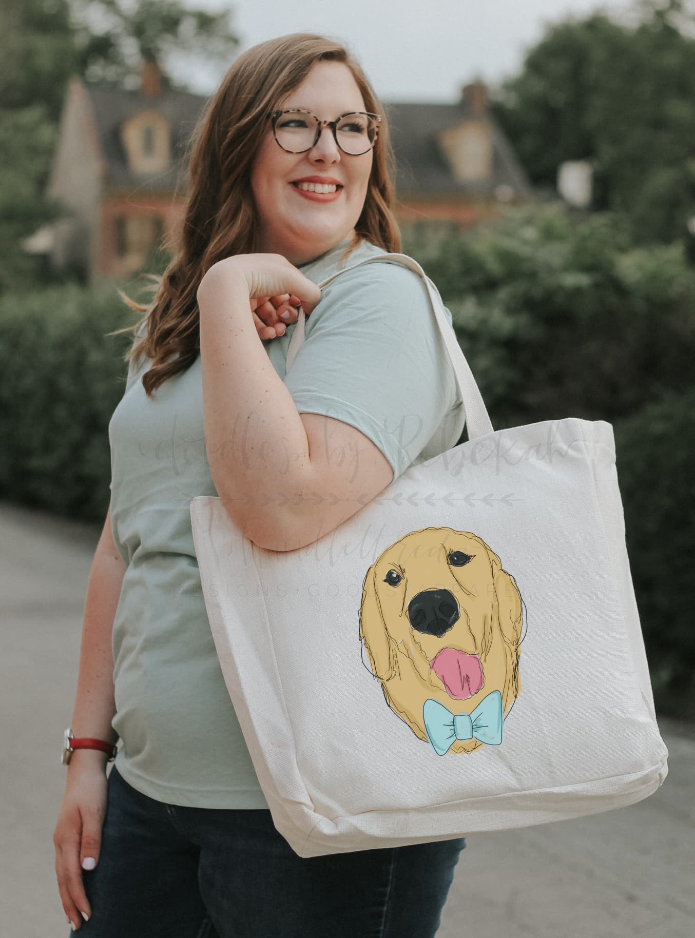 Golden Retriever Tote - Tote