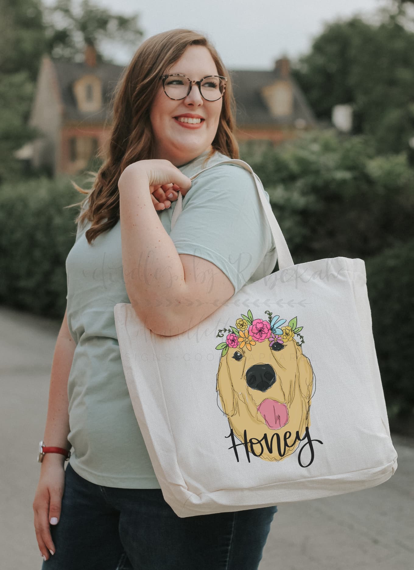 Golden Retriever Tote - Tote