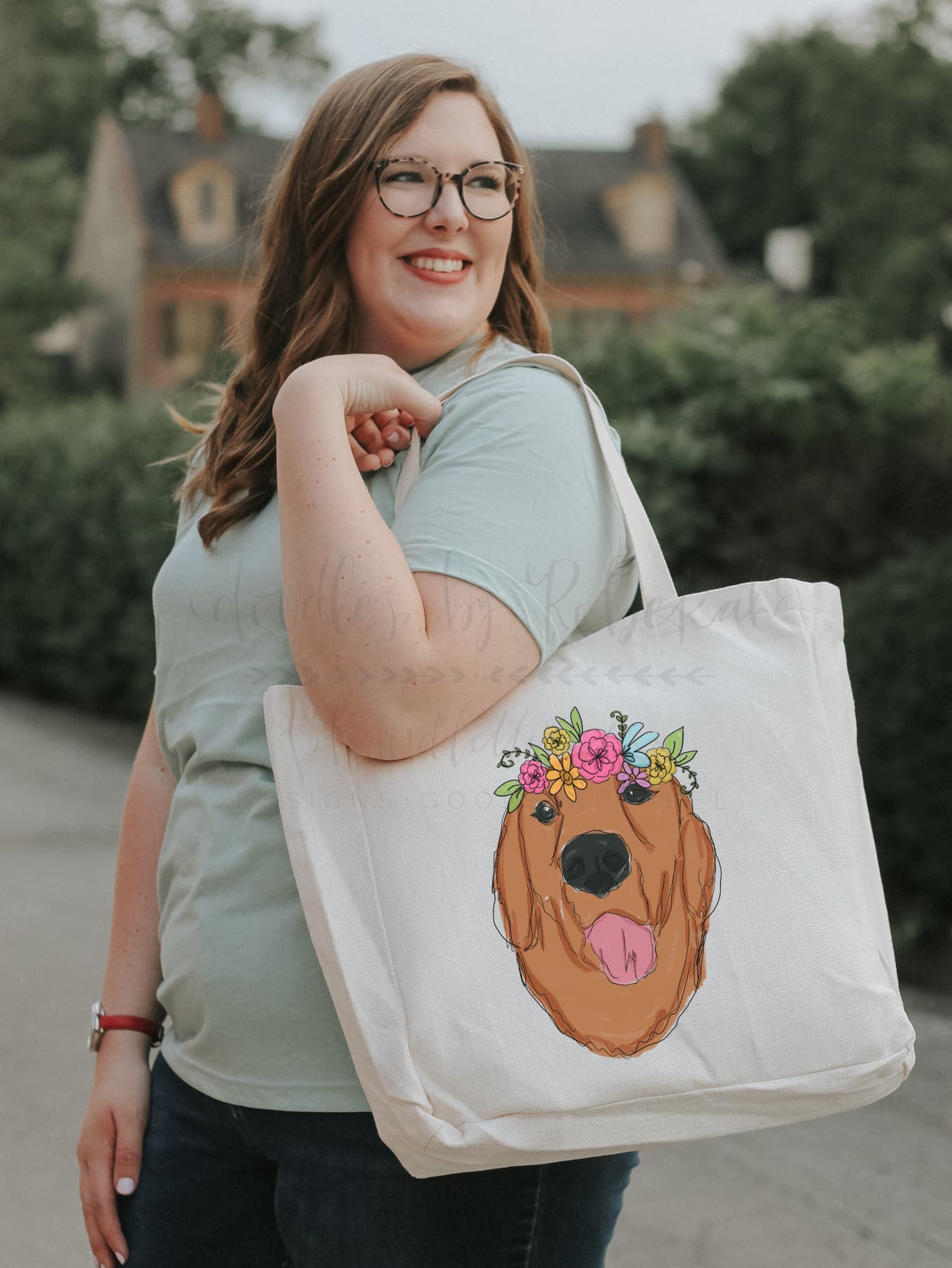 Golden Retriever Tote - Tote