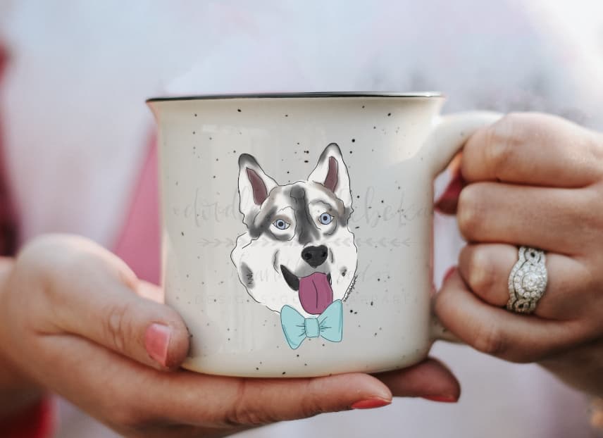 Huskie Mug - Coffee Mug