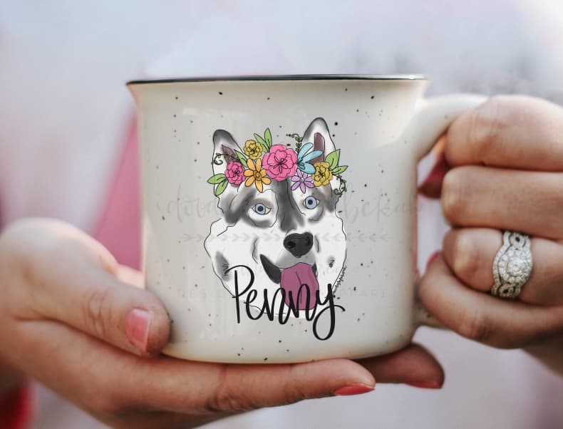 Huskie Mug - Coffee Mug