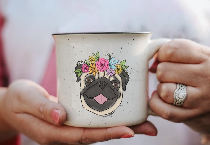 Pug Mug - Coffee Mug