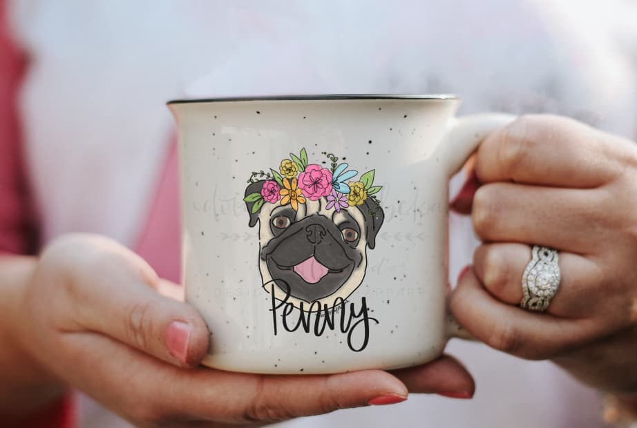 Pug Mug - Coffee Mug