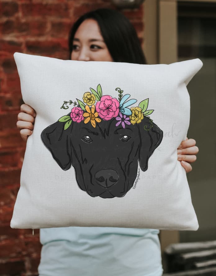 Lab Square Pillow - Pillow