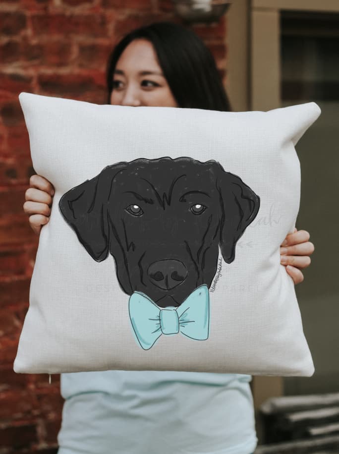 Lab Square Pillow - Pillow